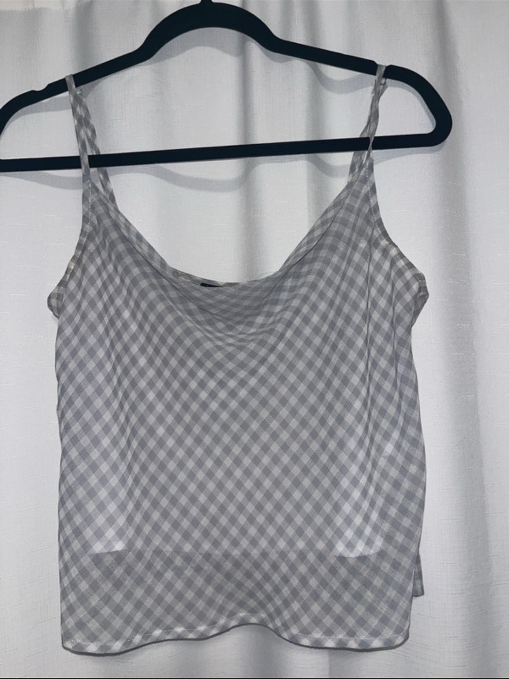 Cotton On Gray Gingham Cami Top